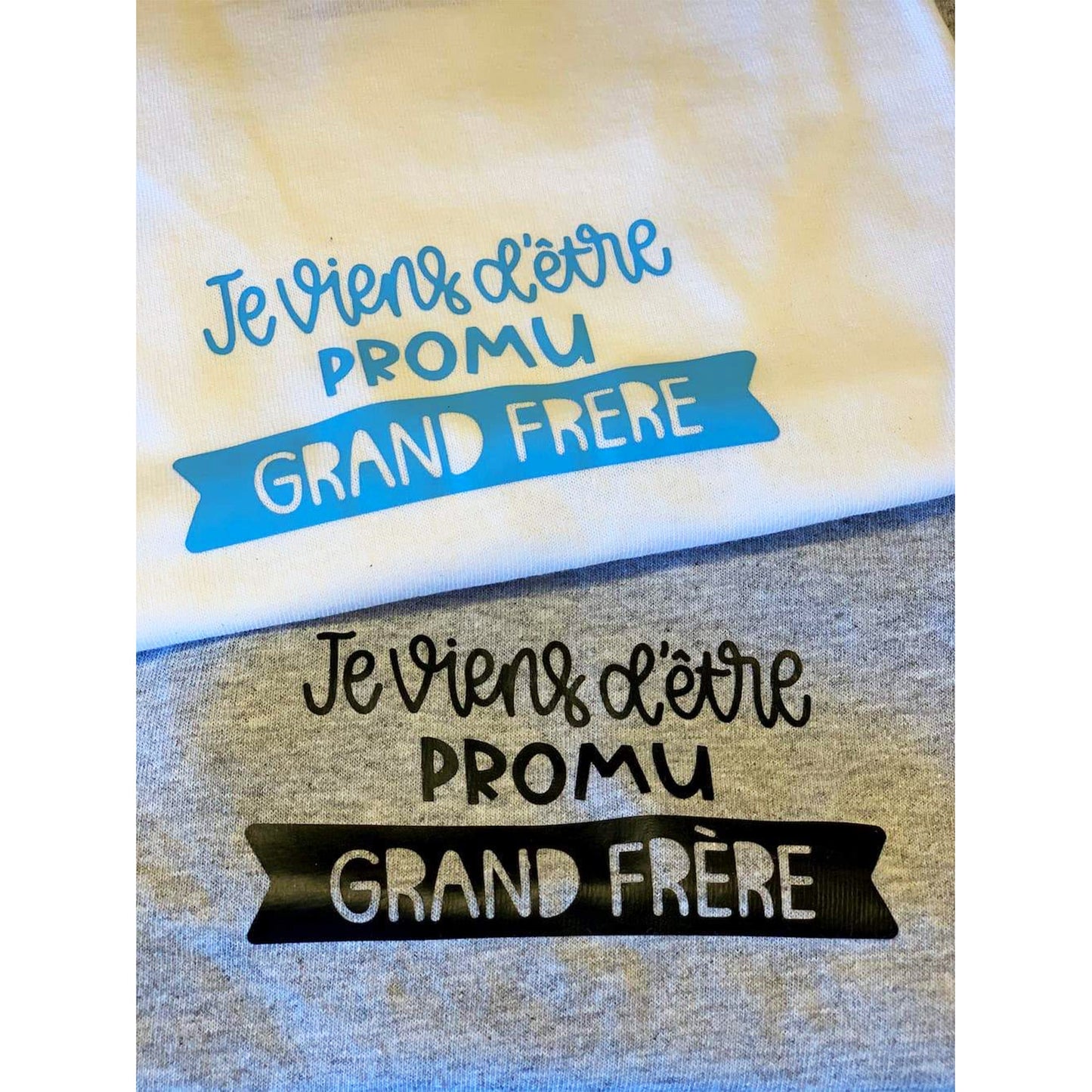 T-shirt 'je viens d'être promu grand-frère"