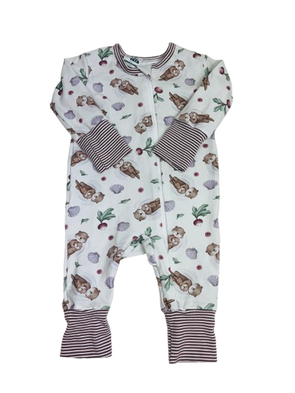 Otter & Radish Grow-with-Me Zip Romper