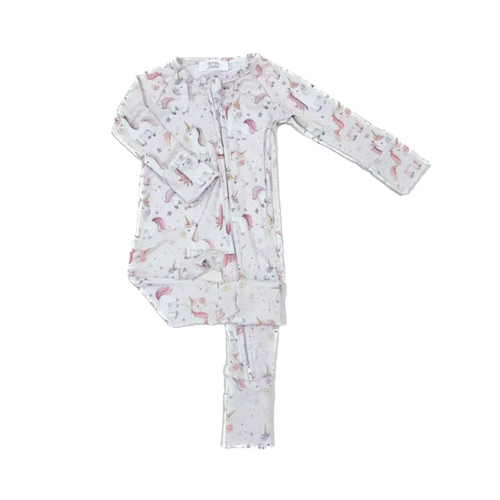 Pyjama bambou - Bébé - Lily la Licorne (0-3, 3-6, 12-18, 18-24 mois)