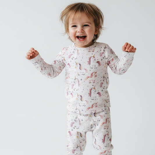 Bamboo Pajamas - Kids - Lily the Unicorn (2T to 5T)