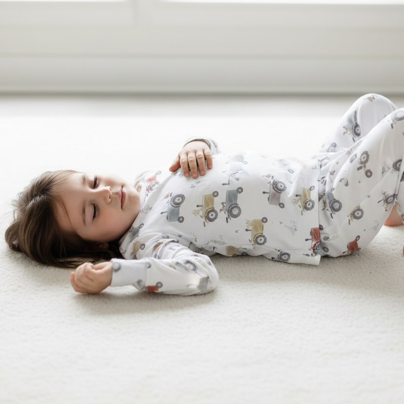 Pyjama Bambou - Enfant - Tracteurs