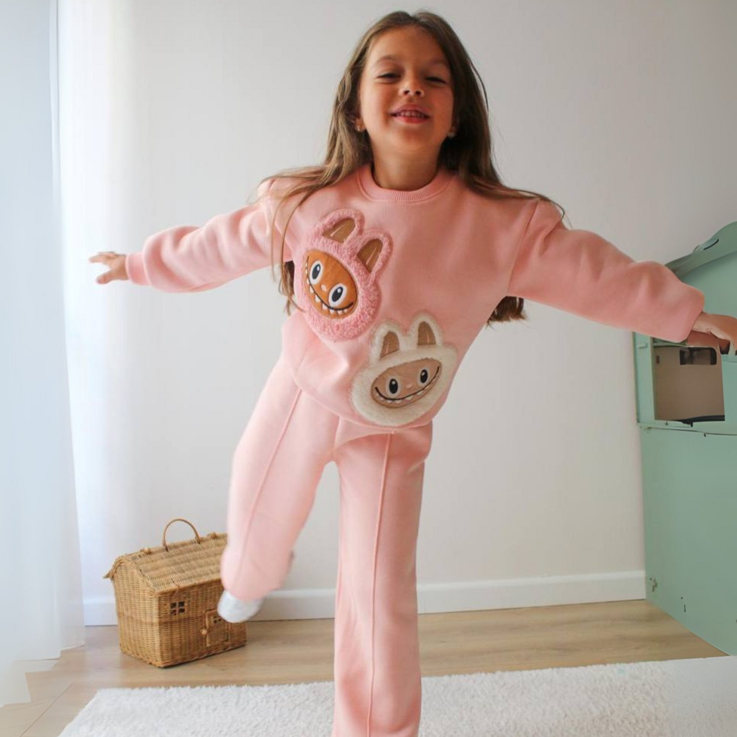 Ensemble décontracté pour filles La-Bu-Bu Bunny