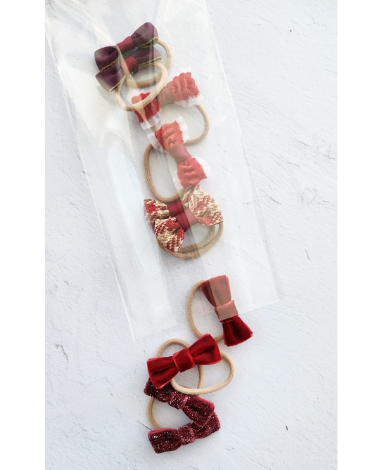 Élastiques à couettes de Noël