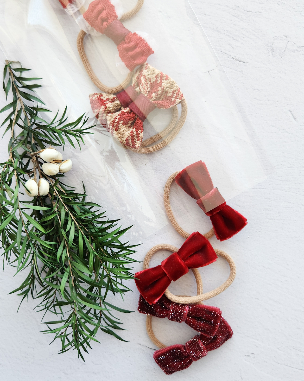 Élastiques à couettes de Noël