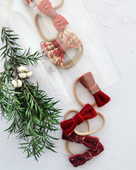 Élastiques à couettes de Noël