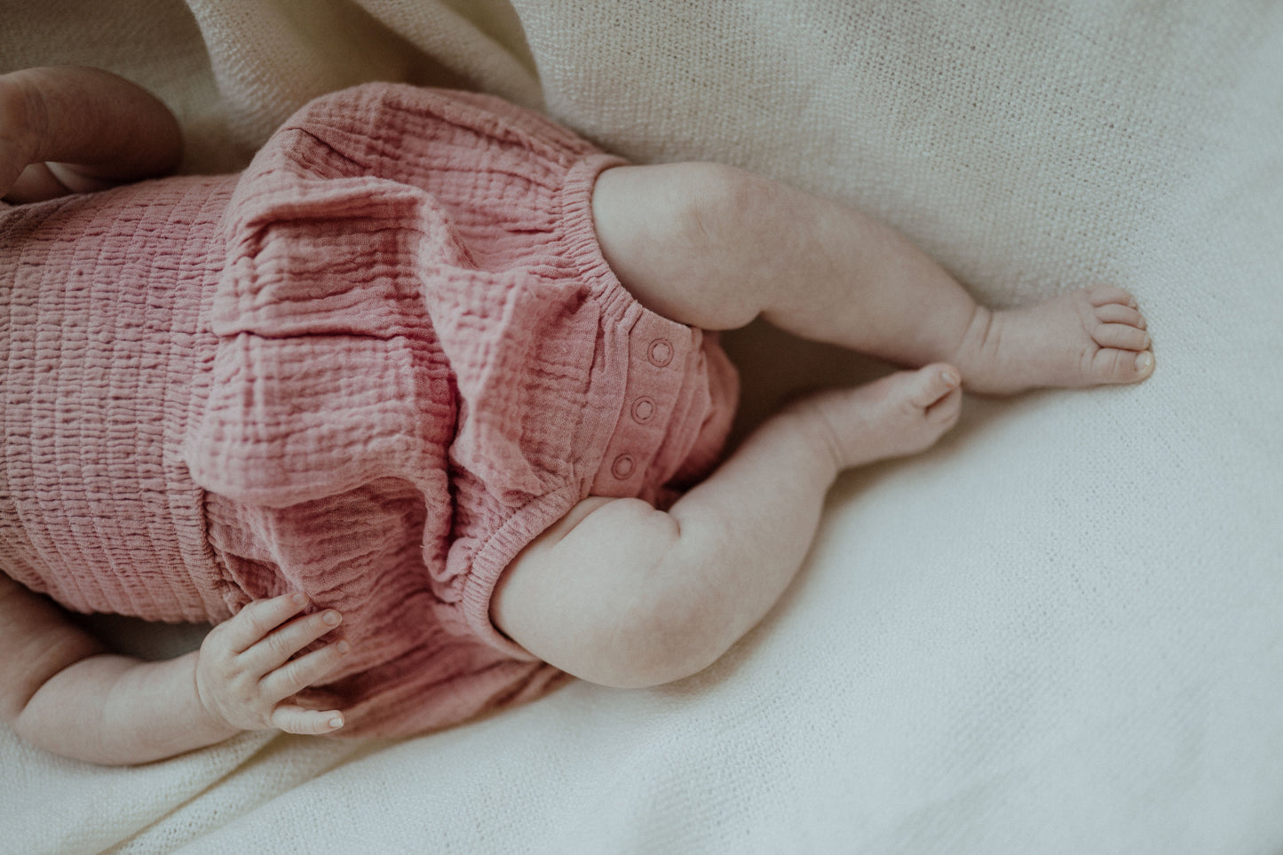 Muslin Romper - Rose