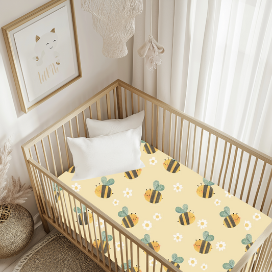 Tissu imprimé abeilles