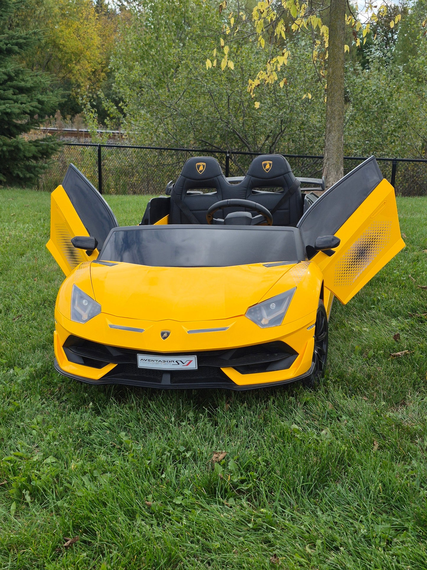Lamborghini Aventador SVJ 24V XL 2 places pour enfants avec télécommande 2026