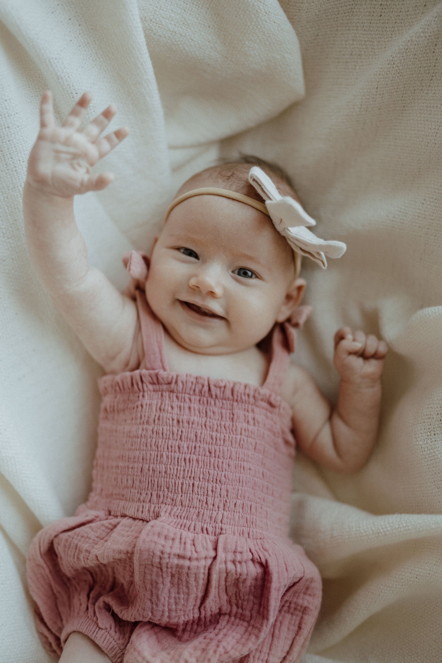 Muslin Romper - Rose