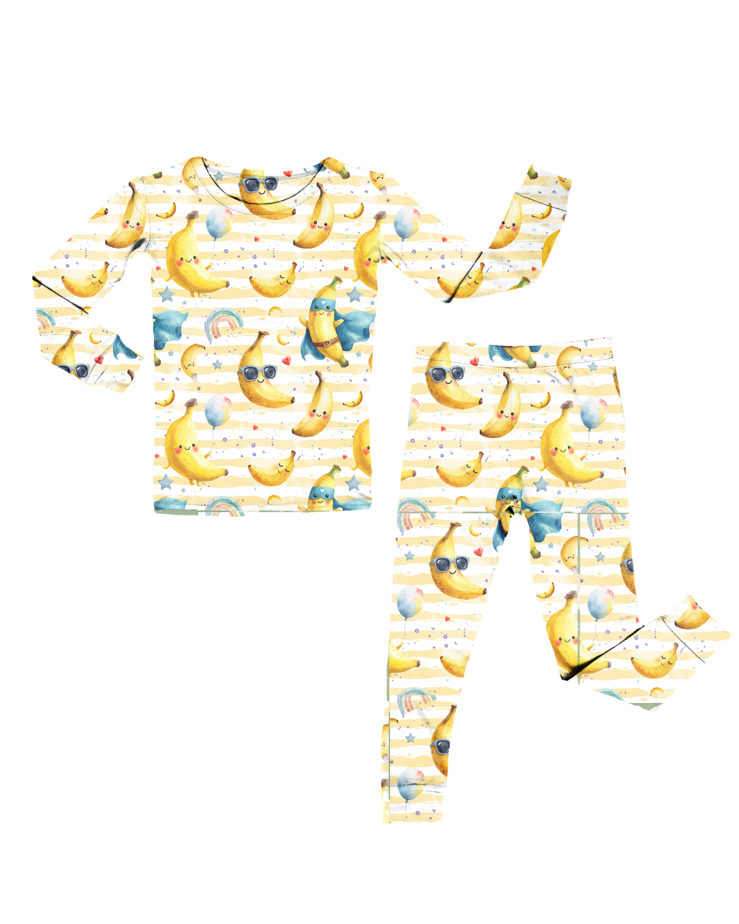 Pyjamas bananes 2-10 ans