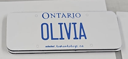 Plaque d'immatriculation personnalisée pour voiture d'enfant