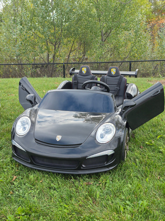 Voiture électrique enfant 24 V Porsche RUF CTR3 2 places avec télécommande