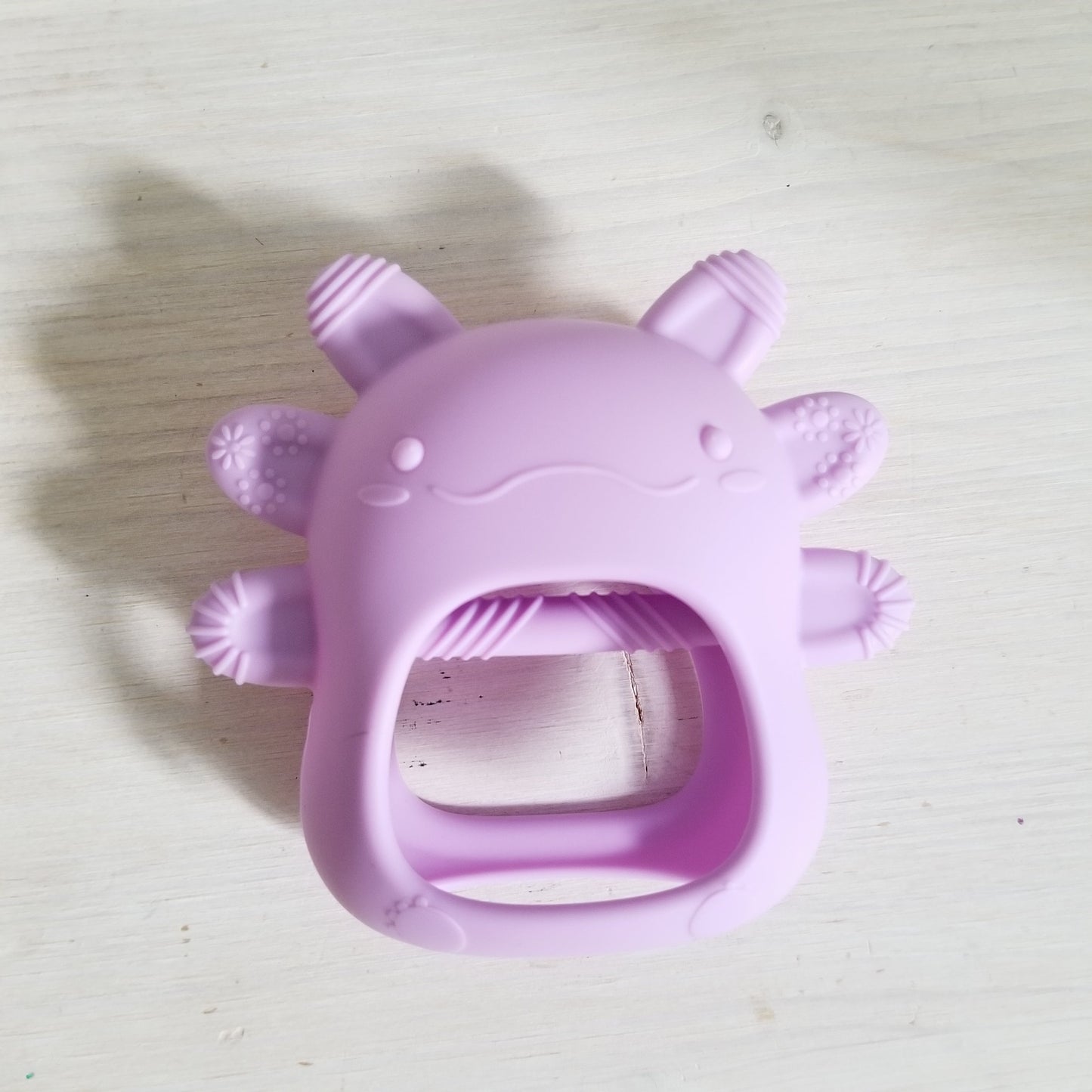 Mitaine de dentition - Petits monstres - Axolotl