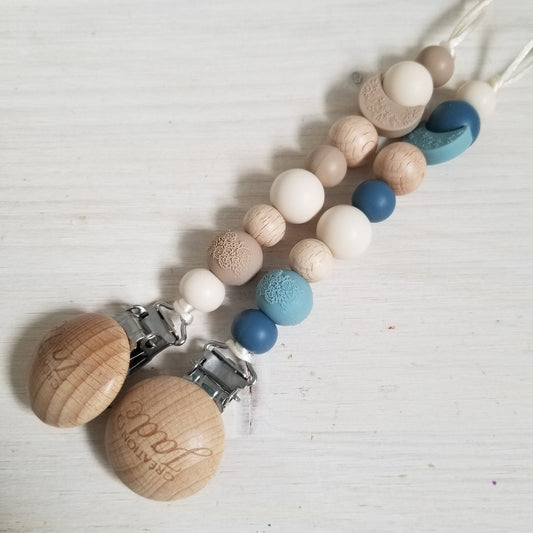 Attache-suce Bois - Lune boho