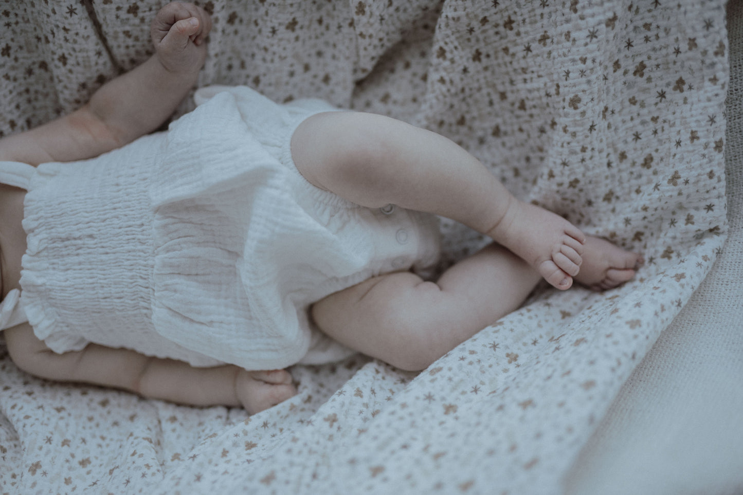 Muslin Romper - White