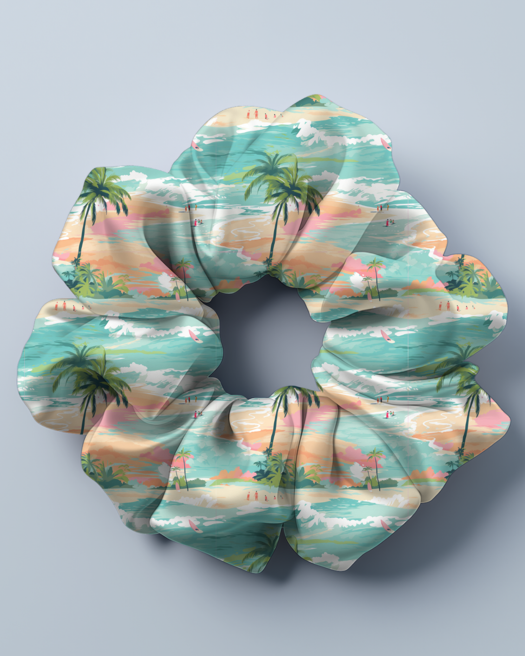 Chouchou de plage (spécial en tissu de maillot de bain)