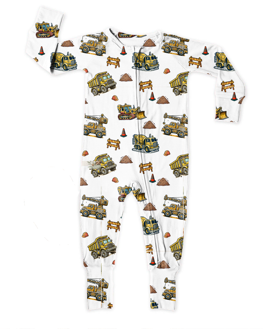 Pyjamas camions chantiers 0-24 mois
