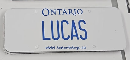 Plaque d'immatriculation personnalisée pour voiture d'enfant