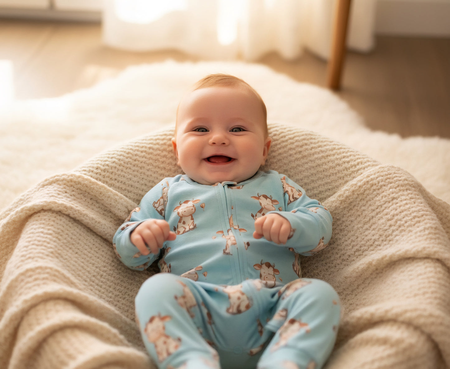 Pyjamas vaches marron