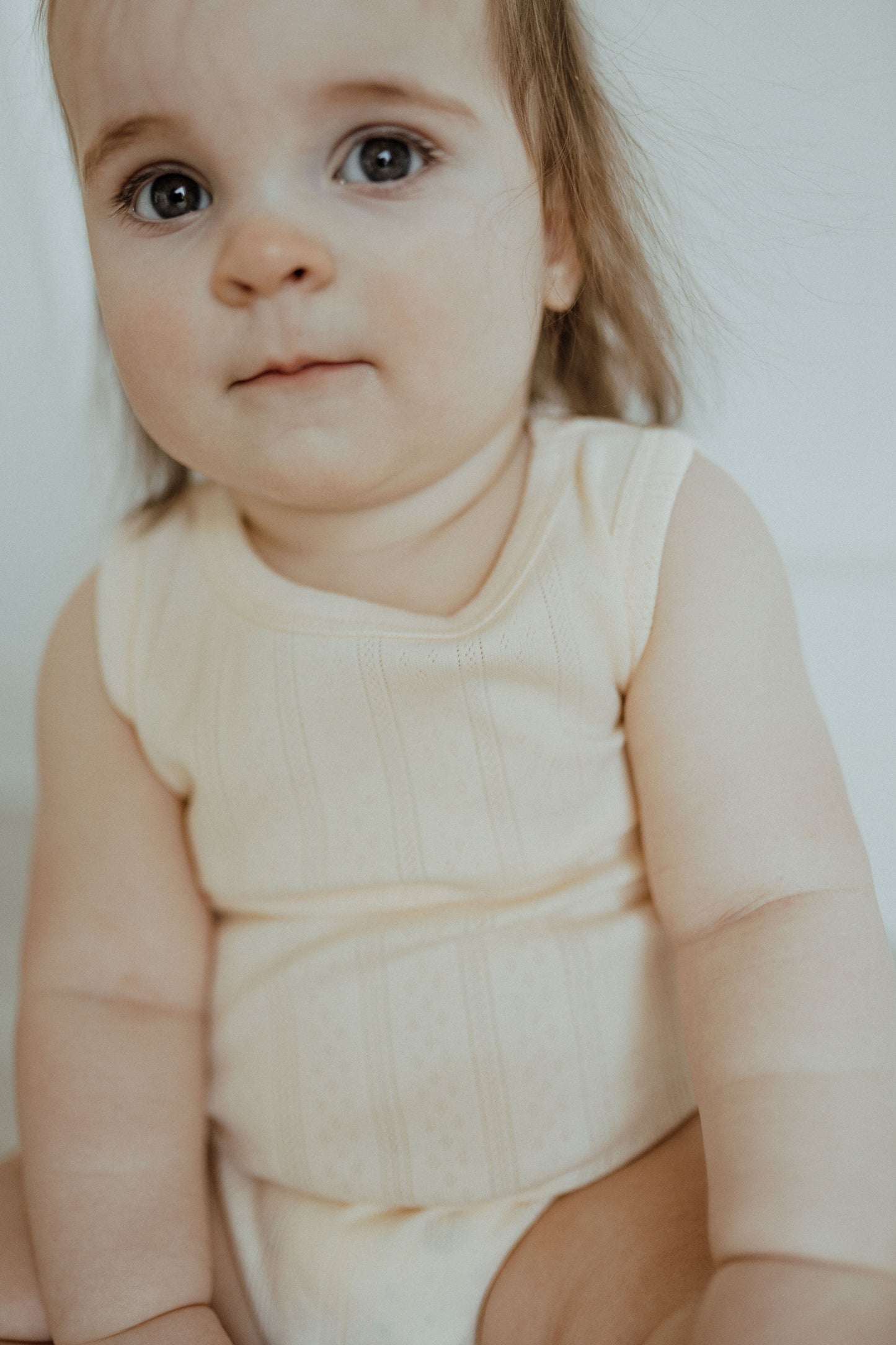 Pointelle Romper - Buttercream Yellow