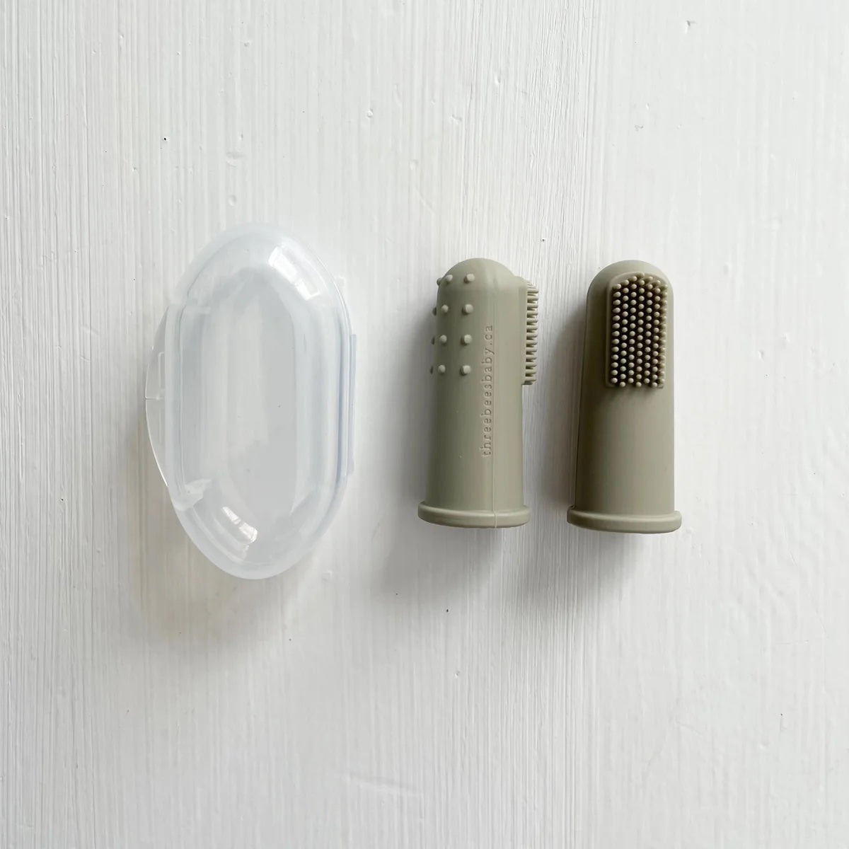 Brosse à dents de doigt en silicone (6 couleurs)