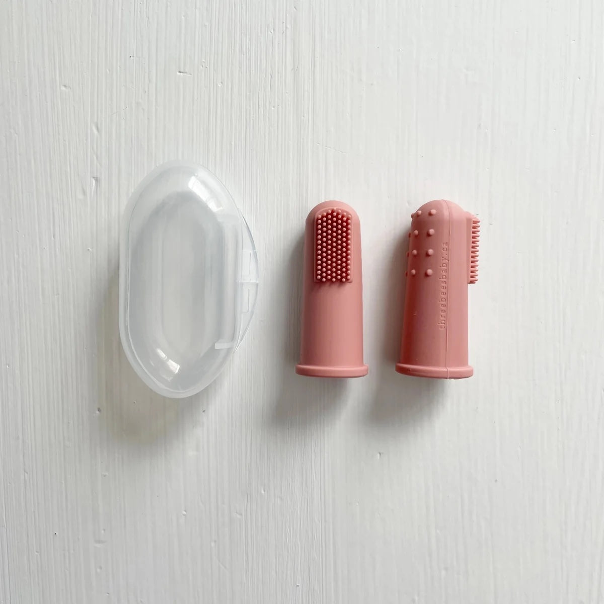 Brosse à dents de doigt en silicone (6 couleurs)