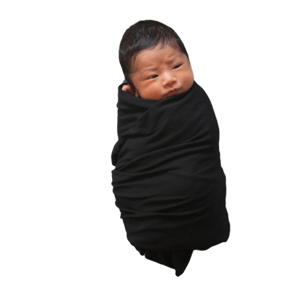 Beluga Perfect Bamboo Swaddle – Sawyer, Black