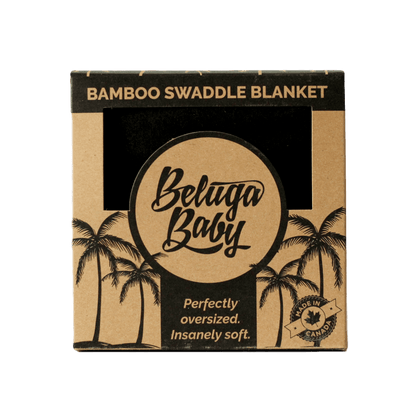 Beluga Perfect Bamboo Swaddle – Sawyer, Black