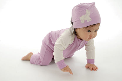 Bonnet en rayonne de bambou — Orchid zebra