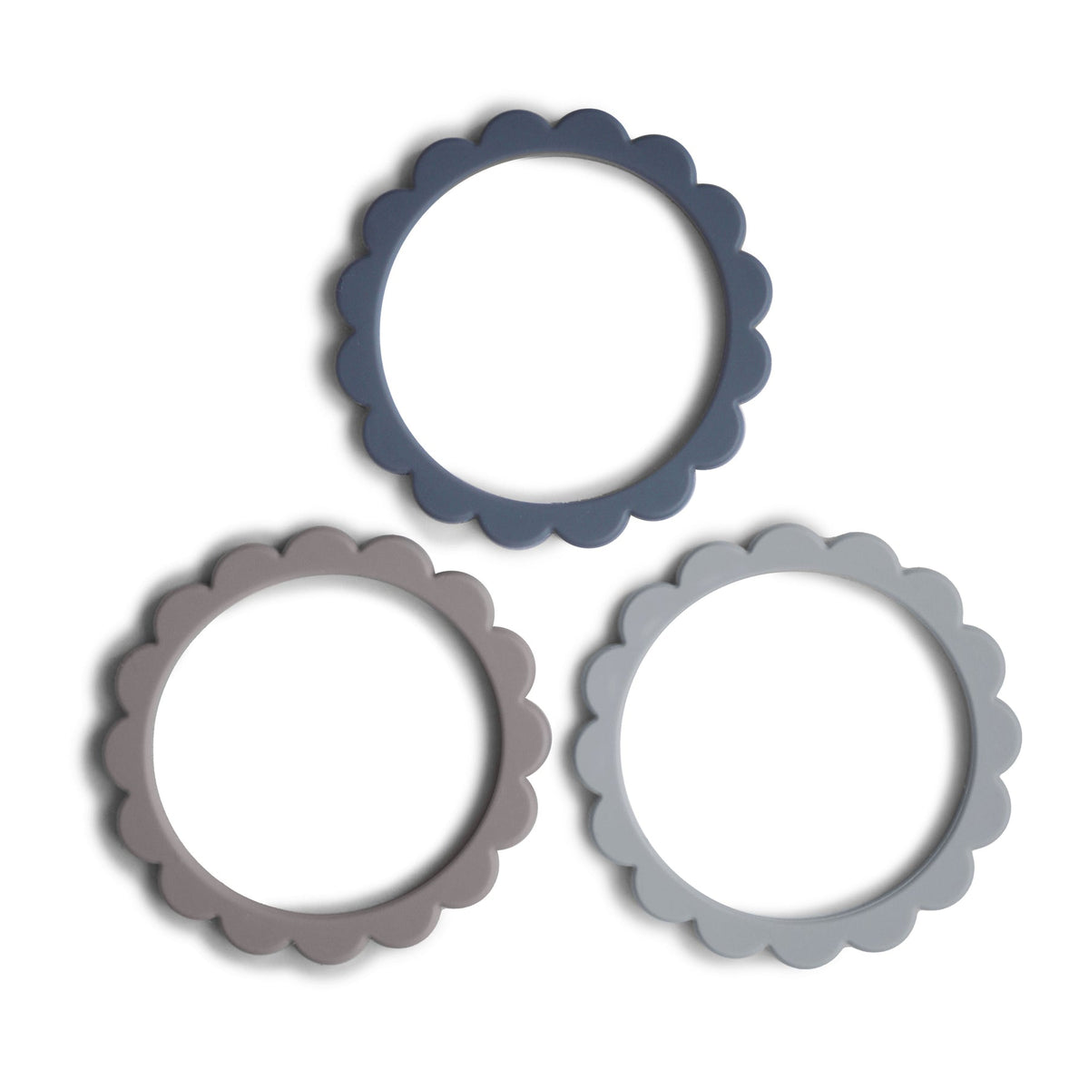 Flower Teether Bracelet - 3 Pack