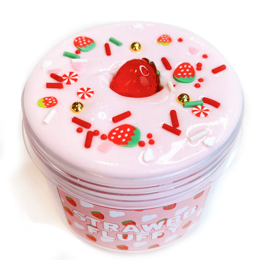 Slime moelleux à la fraise