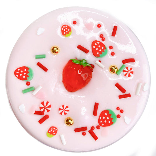 Slime moelleux à la fraise