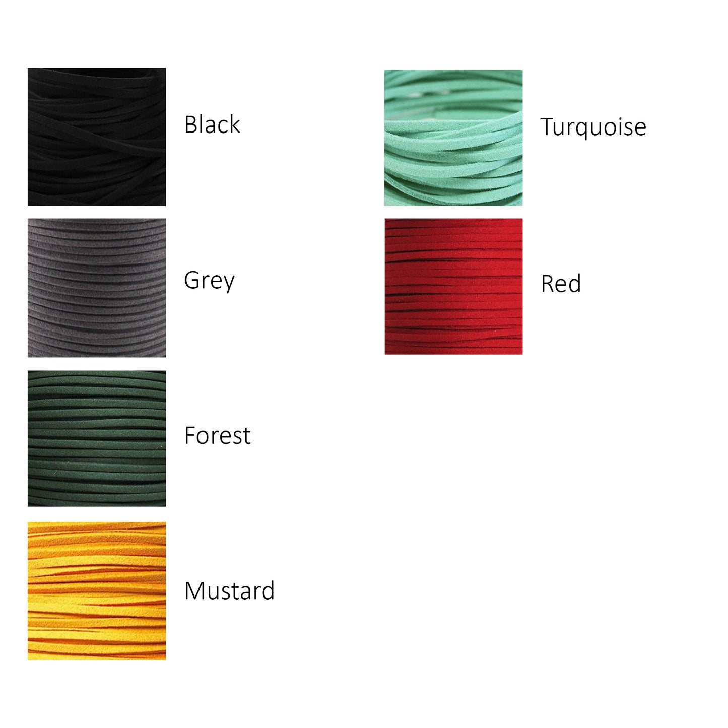 Itty Bitty Suede Bows – 14 Colours Available