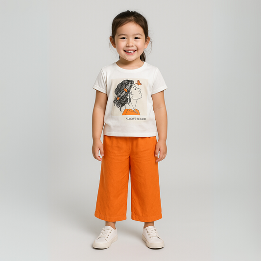 Ensemble Décontracté Filles Papillon Beauté