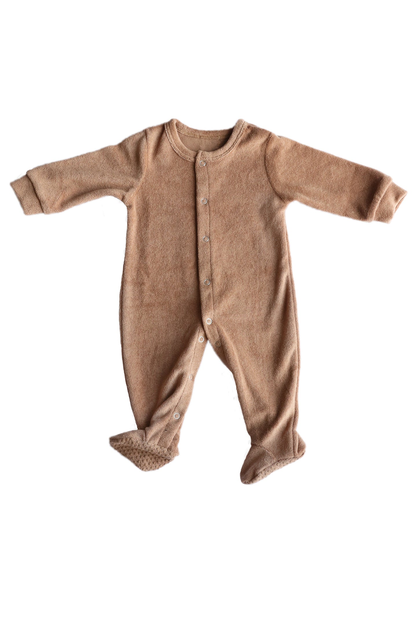 Terry Sleepsuit Caramel