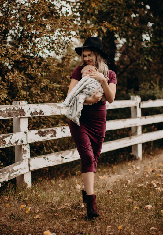 Terri Maternity and Nursing T-Shirt Dress