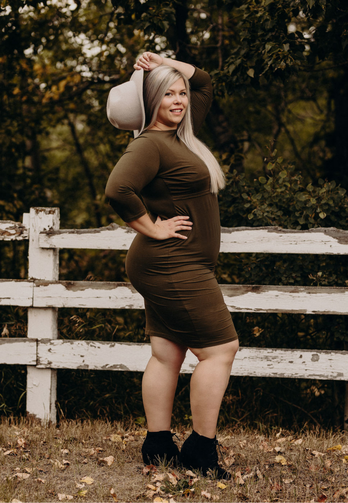 Taryn 3/4-Sleeve Maternity and Nursing Dress