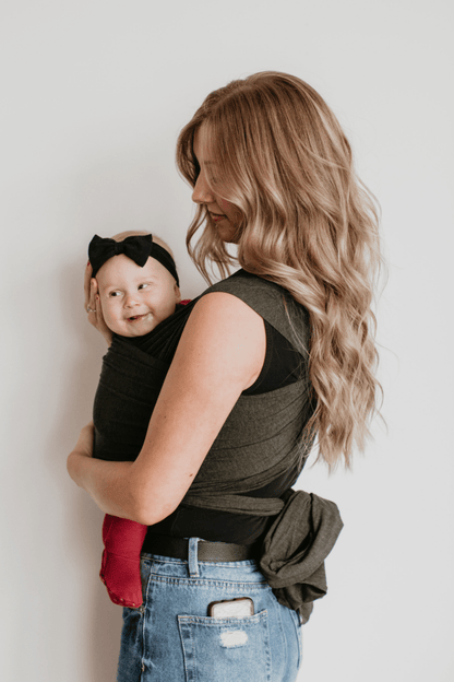 Écharpe de portage Beluga Wrap – The Jessica, vert chiné
