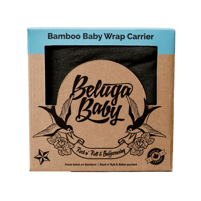 Écharpe de portage Beluga Wrap – The Jessica, vert chiné