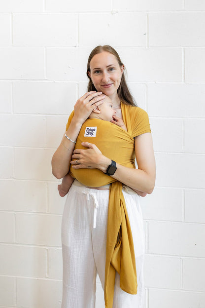 Écharpe de portage Beluga Wrap – Prairie Gold, jaune doré