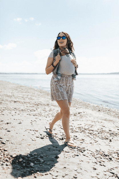 Beluga Wrap Baby Carrier – Rachel, Light Grey Heather