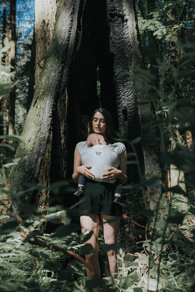Beluga Wrap Baby Carrier – Rachel, Light Grey Heather