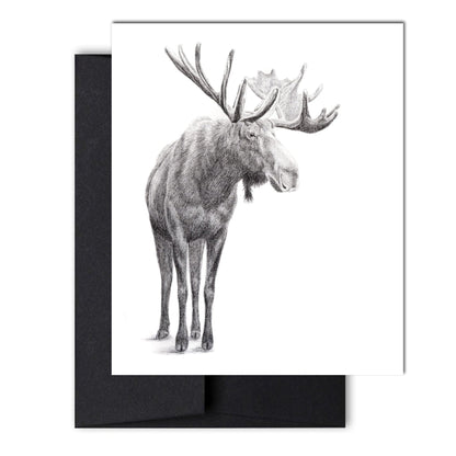 The Standing Moose Greeting Card