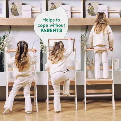 Tour d'apprentissage Helper : un tabouret pliant multifonctionnel pour enfants