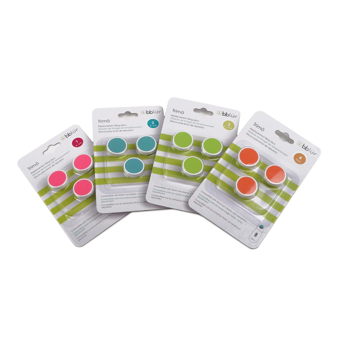 Trimö: 3 Pack Replacement Filing Discs || Trimö: 3 Disques de limage supplémentaires