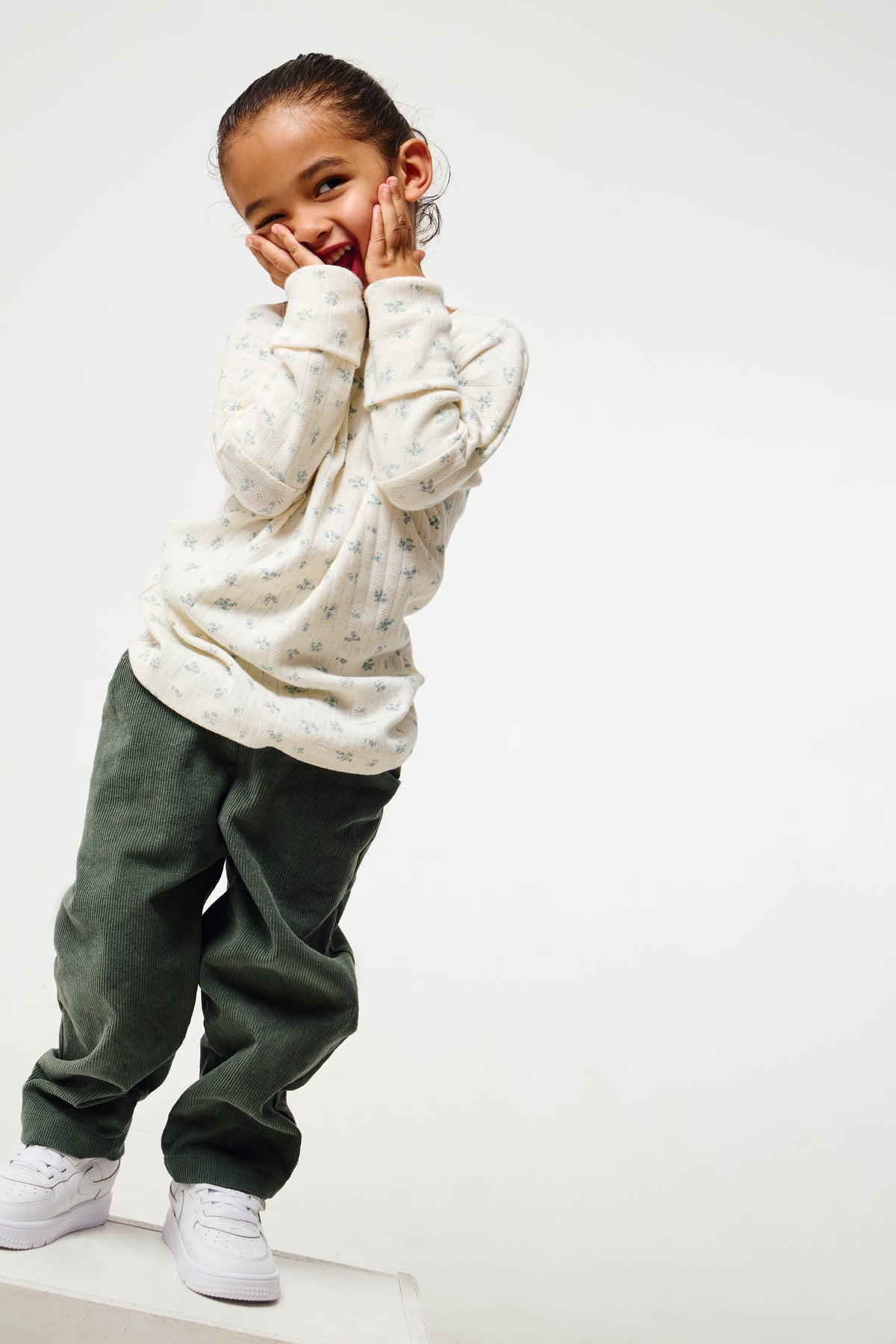 Grow with me Corduroy Pants | Green