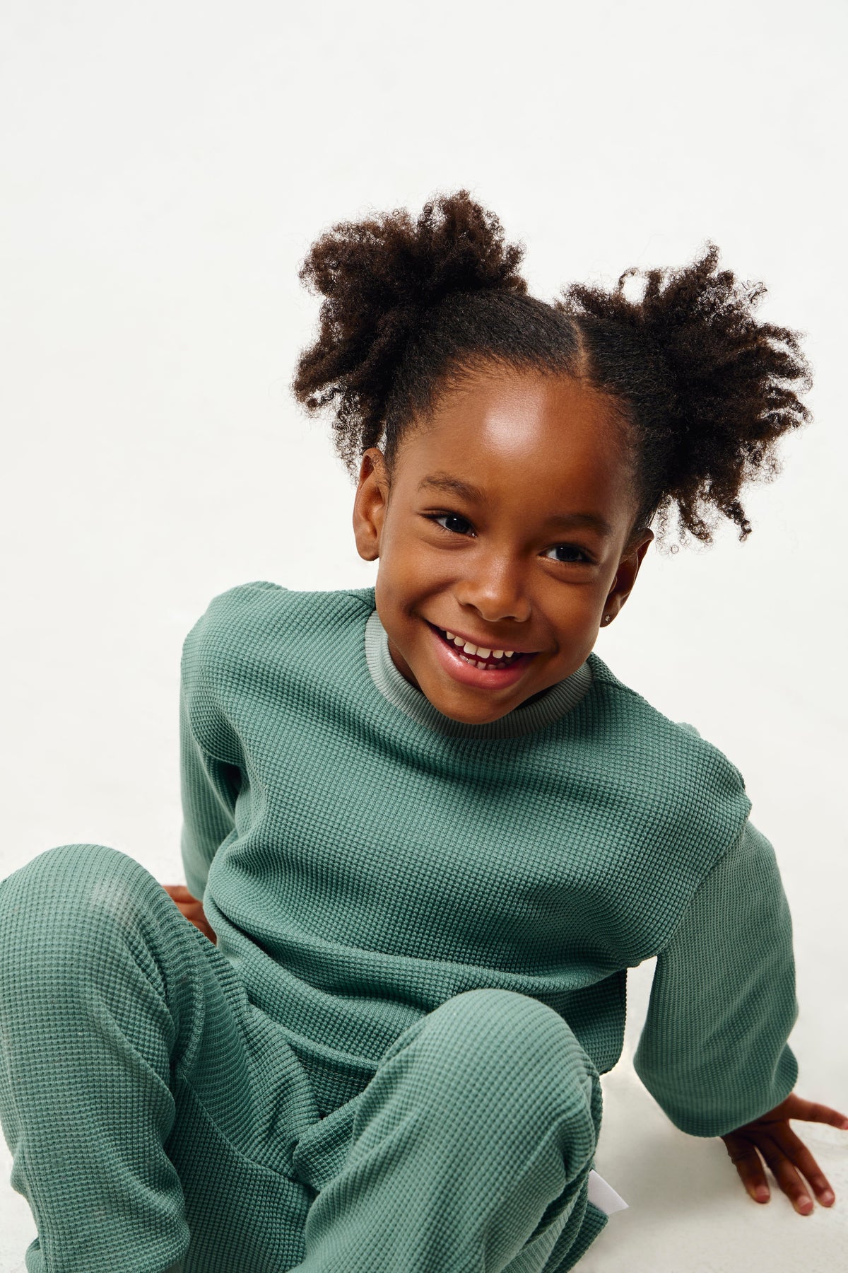 Grow with me Sweater Waffle | Green