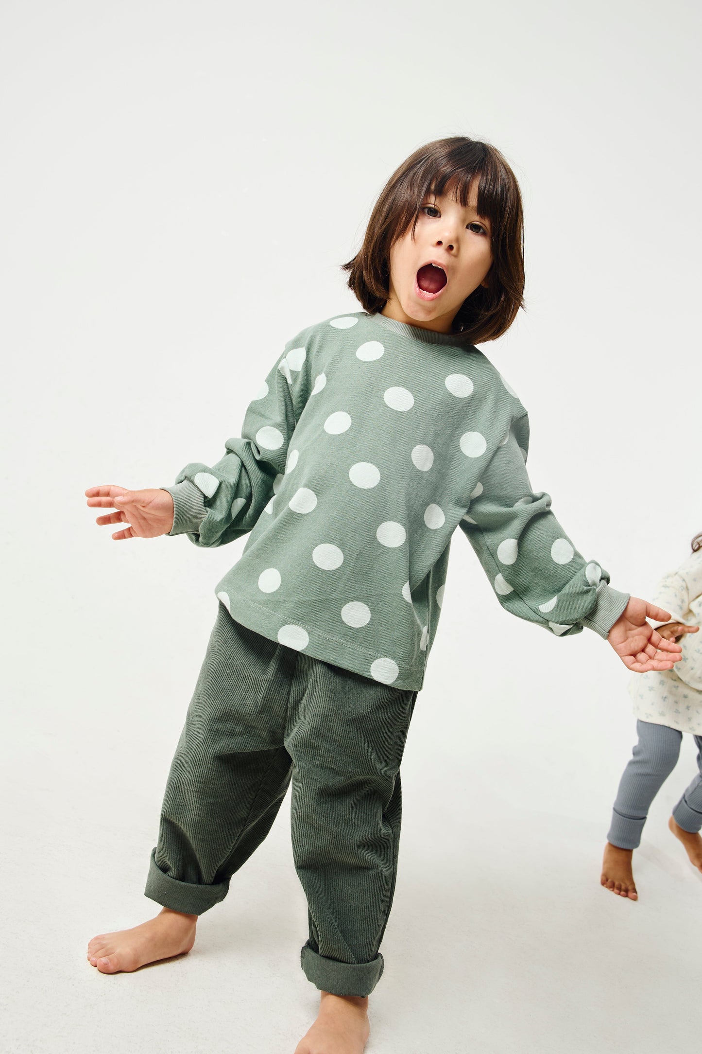 Grow with me Corduroy Pants | Green