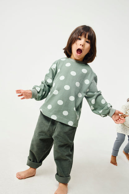 Grow with me Corduroy Pants | Green