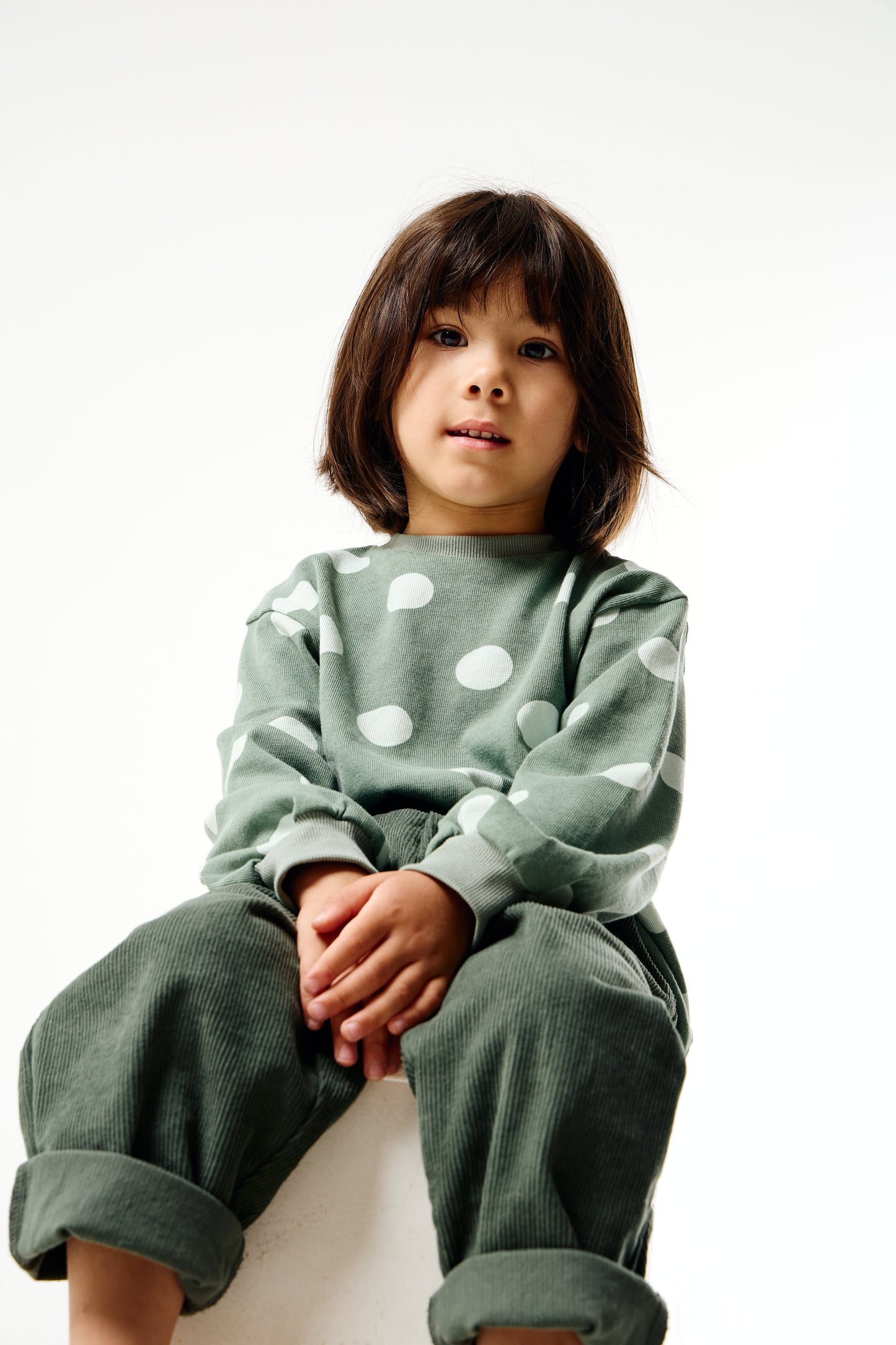 Grow with me Corduroy Pants | Green